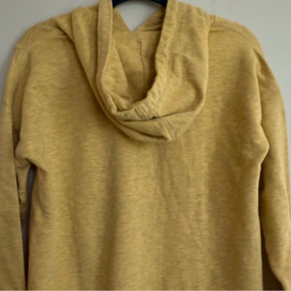 Soft Surroundings Heather Yellow "Soho Pullover" Hoodie Sweatshirt Tunic Size Sm - Picture 11 of 14